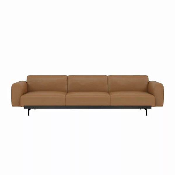 Sofa In Situ n°1 leder braun / 3-Sitzer - Leder - L 279 cm - Muuto - Braun günstig online kaufen