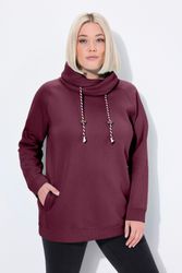 Ulla Popken Sweatshirt Sweatshirt weiter Stehkragen günstig online kaufen