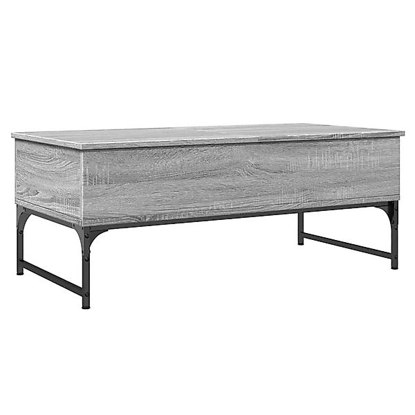 vidaXL Couchtisch Grau Sonoma 100x50x40 cm Holzwerkstoff und Metall 845379 günstig online kaufen
