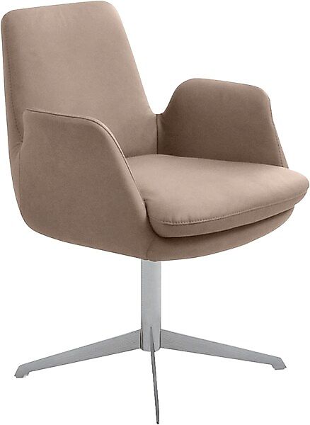 K+W Komfort & Wohnen Drehstuhl »Cube« () Rückholfunktion, Untergestell Edel günstig online kaufen