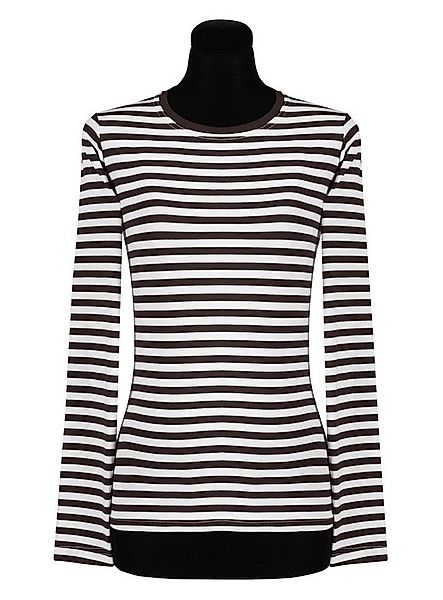 thetru Clown-Kostüm Damen Ringelshirt langarm schwarz-weiß – alltagsta, Ges günstig online kaufen