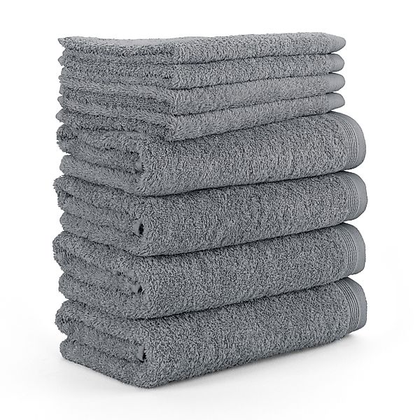 Möve Handtuch Set »Superwuschel 100% Premium Cotton Baumwolle,«, 8 tlg., Wa günstig online kaufen