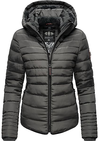 Marikoo Winterjacke "Amber", mit Kapuze, stylische Steppjacke mit Teddyfutt günstig online kaufen