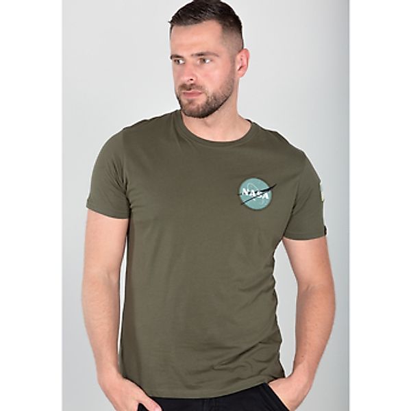 Alpha Industries  T-Shirts & Poloshirts Space Shuttle T - dark green günstig online kaufen