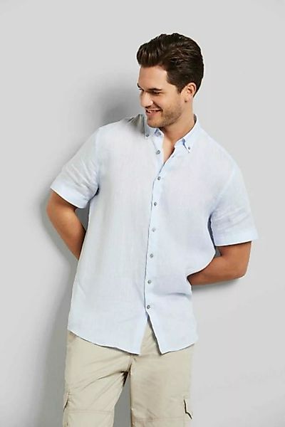 bugatti Leinenhemd mit Button-Down-Kragen günstig online kaufen