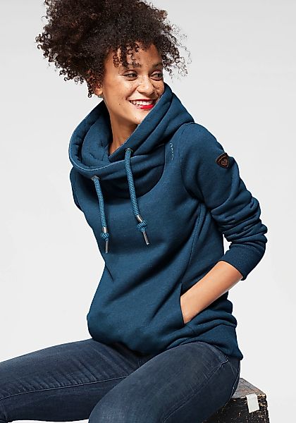 Ragwear Kapuzensweatshirt GRIPYBUTTON Sweater mit rustikalen günstig online kaufen