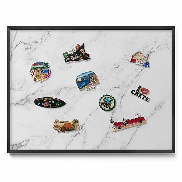 Tulup Magnettafel Blech Magnettafel für Sammlermagnete Zarter Heller Marmor günstig online kaufen