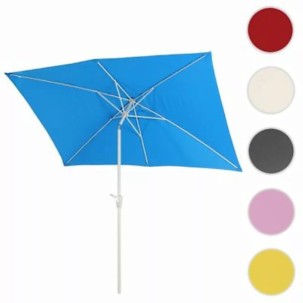 HWC Mendler Sonnenschirm blau günstig online kaufen