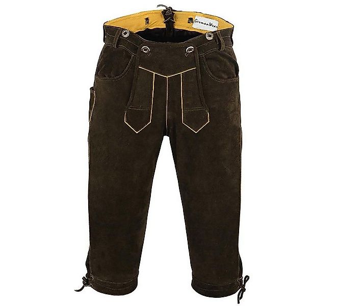 German Wear Trachtenlederhose GW830 Kniebundhose Trachten Lederhose Ohne St günstig online kaufen
