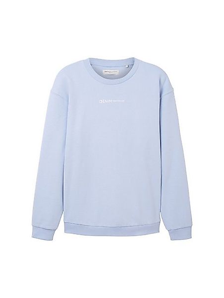 TOM TAILOR Denim Sweatshirt Print Sweatshirt günstig online kaufen