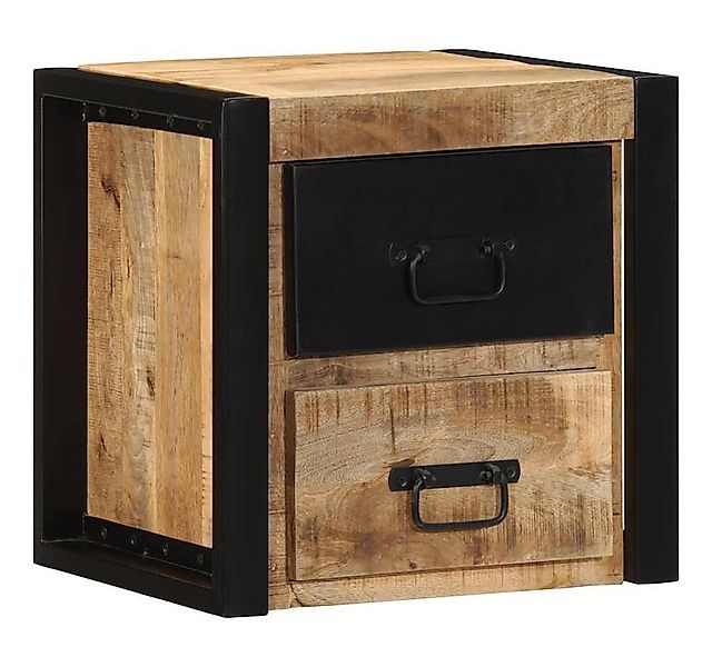 vidaXL Nachttisch Nachttisch 40x35x40 cm Raues -Massivholz (1-St) günstig online kaufen