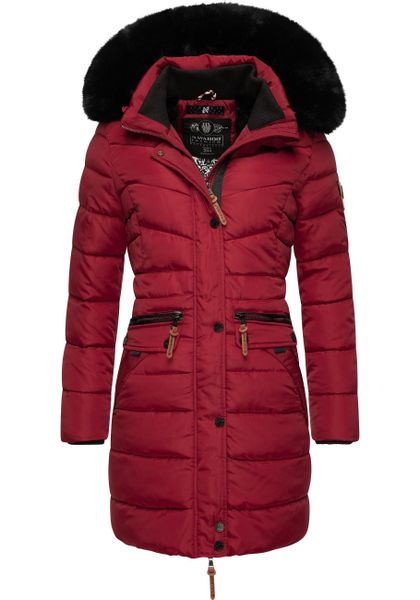 Navahoo Steppmantel "Paula" stylischer Winter Parka m. edlem Fellimitat günstig online kaufen