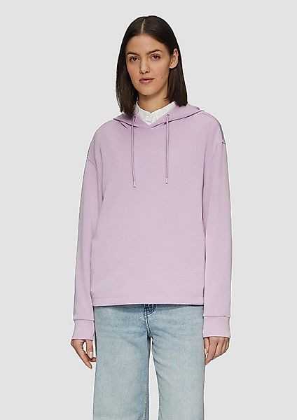 s.Oliver Sweatshirt Sweatshirt Hoodie aus Scuba im Relaxed Fit günstig online kaufen