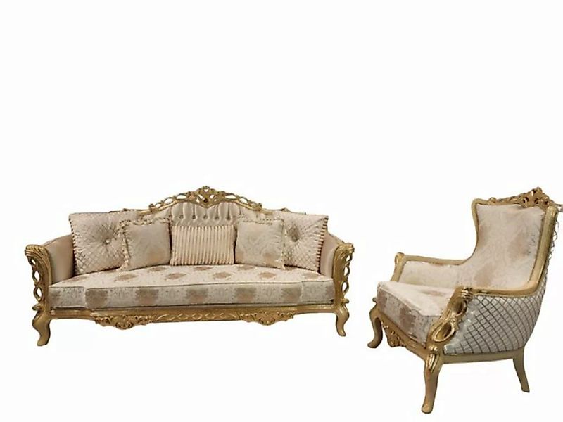JVmoebel Sofa, Klassische 3+1 Couchgarnitur Sofagarnitur Wohnzimmermöbel Ne günstig online kaufen