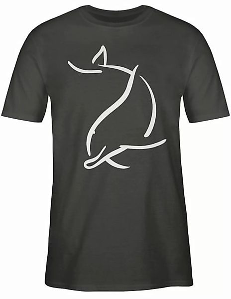 Shirtracer T-Shirt Simpler Delfin - Tiere Zubehör - Herren Premium T-Shirt günstig online kaufen