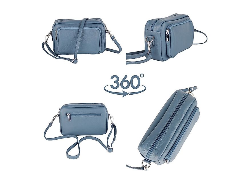 MIRROSI Umhängetasche Damen, Crossbody Bag, Echtleder Made in Italy (1 Tasc günstig online kaufen