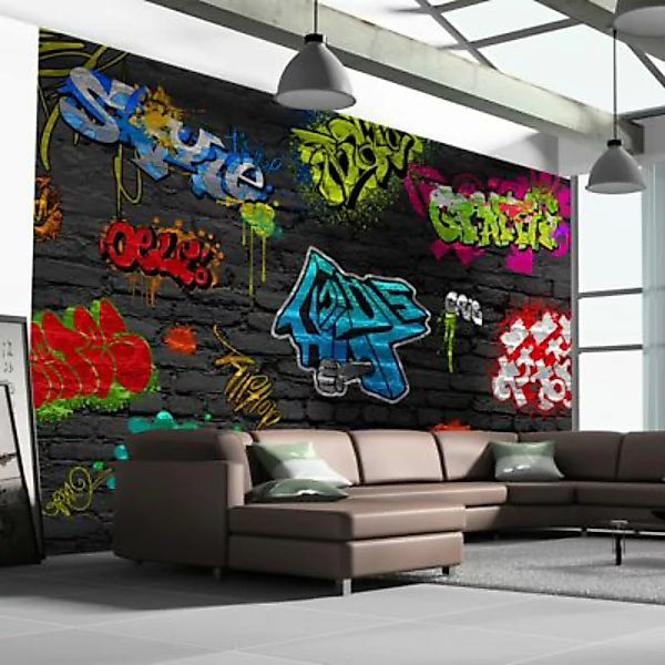 artgeist Fototapete Graffiti wall mehrfarbig Gr. 100 x 70 günstig online kaufen