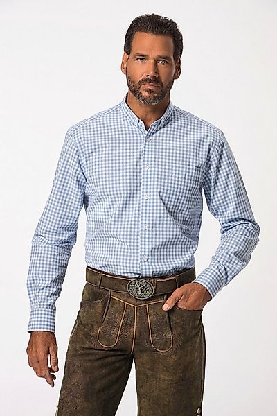 JP1880 Businesshemd Karohemd Tracht Langarm Mini-Buttondown-Kragen günstig online kaufen