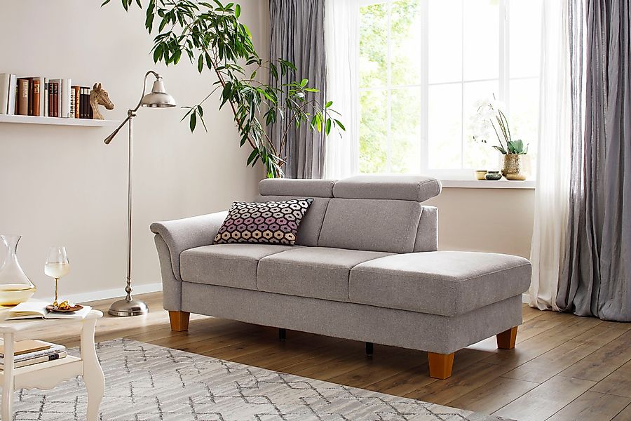 Home affaire Recamiere "Conville" incl. Kopfteilverstellung, Federkern, wah günstig online kaufen