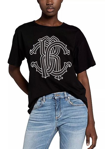 roberto cavalli T-Shirt Firenze Damen RC Monogram Exklusive Hauptlinie auff günstig online kaufen