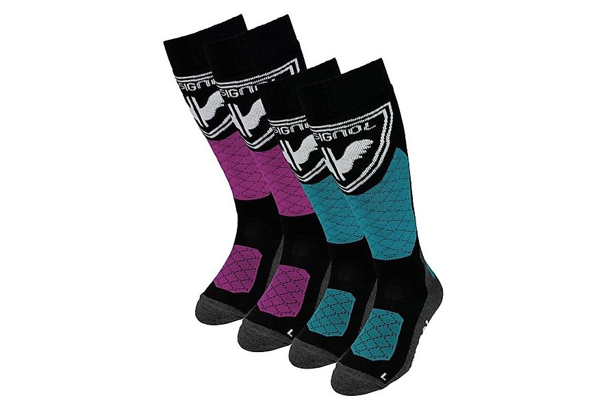 Rossignol Skisocken Thermotech (2-Paar) mit konturierter Polsterung günstig online kaufen