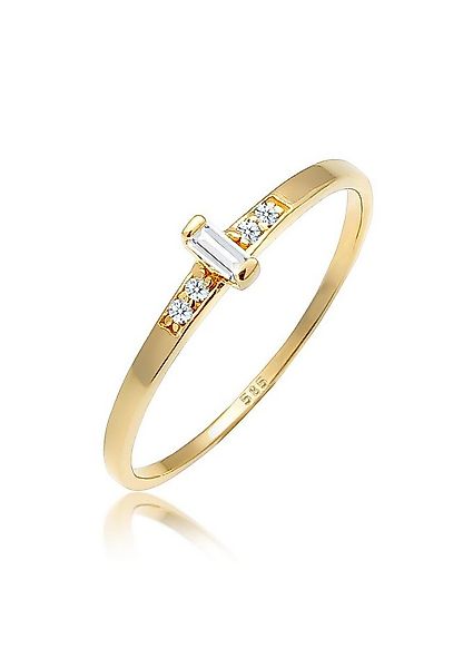 Elli DIAMONDS Verlobungsring Topas Diamant (0.02ct) 585 Gelbgold günstig online kaufen