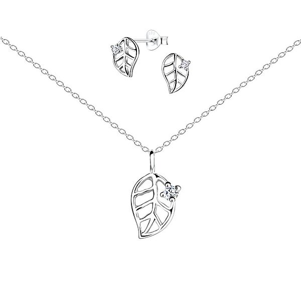ALEXANDER YORK Schmuckset LEAF ZIRKONIA cut-out günstig online kaufen