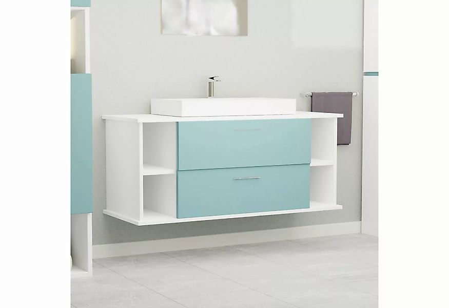 GARLIVO Waschbeckenunterschrank GLA-120 mit Schubladen, Badezimmer Waschtis günstig online kaufen