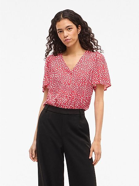 Vila Hemdbluse VIGRACE V-NECK S/S SHIRT - NOOS günstig online kaufen