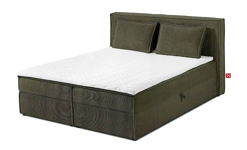 KONSIMO Boxbett  Roti ¦ grün ¦ Maße (cm): B: 145 H: 95 Betten > Polsterbett günstig online kaufen