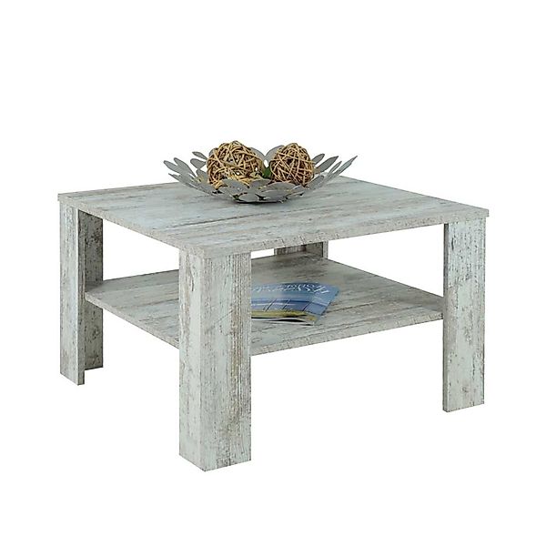 Couchtisch in Eiche Vintage Optik Ablage günstig online kaufen