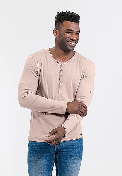Key Largo Henleyshirt Ginger vintage Look günstig online kaufen