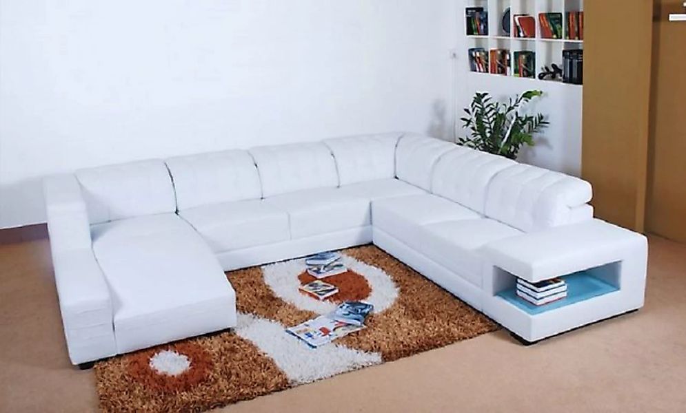 JVmoebel Ecksofa Designer Sofa Couch Ecksofa mit Hocker Polster Garnitur, M günstig online kaufen