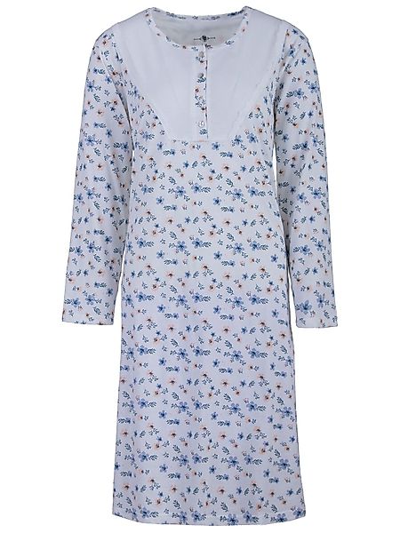 zeitlos Nachthemd Nachthemd Langarm - Blüten günstig online kaufen