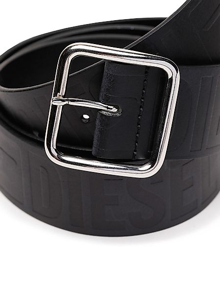 Diesel Ledergürtel mit geprägtem „Diesel D“-Logo günstig online kaufen