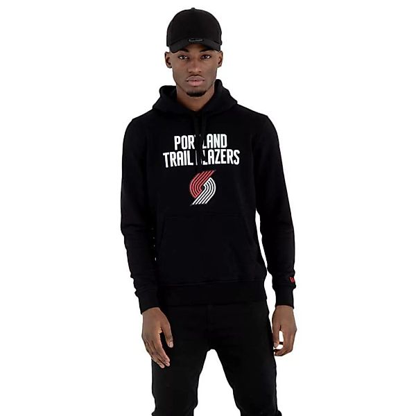 New Era Team Logo Po Portland Trail Blazers Kapuzenpullover XS-S Black günstig online kaufen