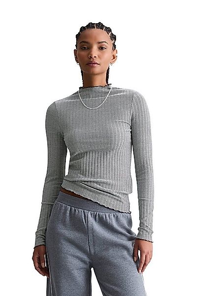 Marc O'Polo DENIM Langarmshirt aus Bio-Baumwoll-Mix günstig online kaufen