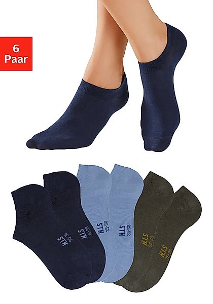 H.I.S Sneakersocken Packung, 6 Stk. tlg. mit besonders kurzem Schaft günstig online kaufen