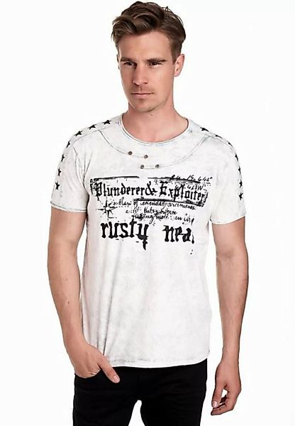 Rusty Neal T-Shirt in melierter Optik günstig online kaufen