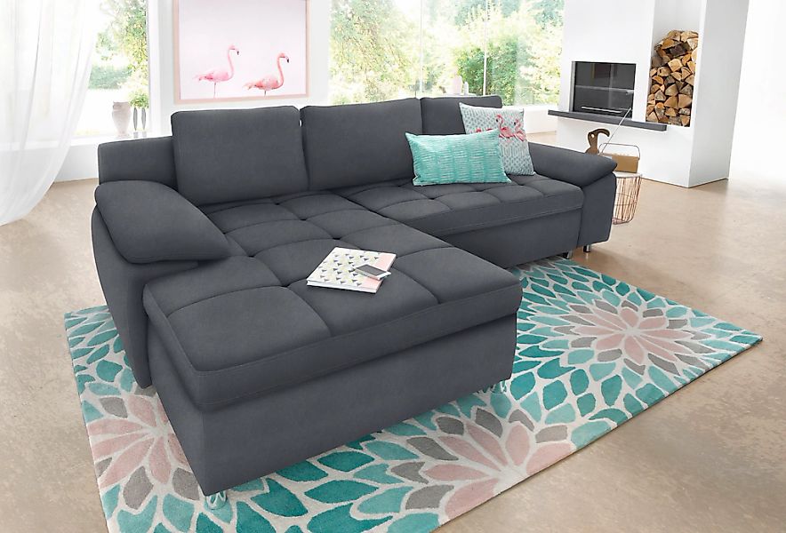 sit&more Ecksofa "Labene L-Form" wahlweise mit Bettfunktion und Bettkasten, günstig online kaufen