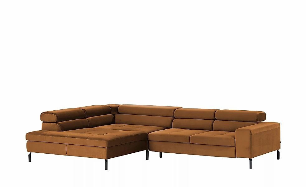 Gallery M Ecksofa  Felicia Due ¦ braun ¦ Maße (cm): B: 309 H: 72 T: 215.0 P günstig online kaufen