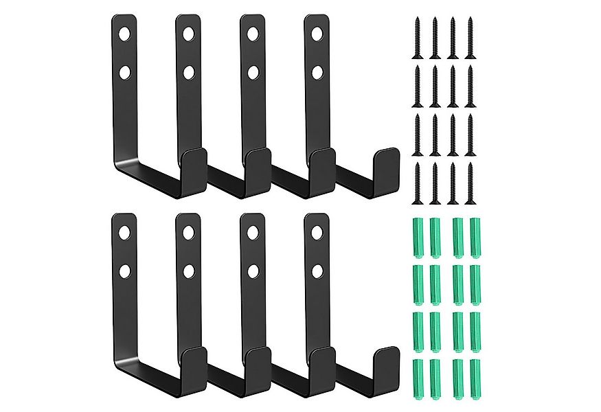 TWSOUL Garderobenhaken 8 Stück Kleiderhaken für Akustikpaneele Wandgarderob günstig online kaufen