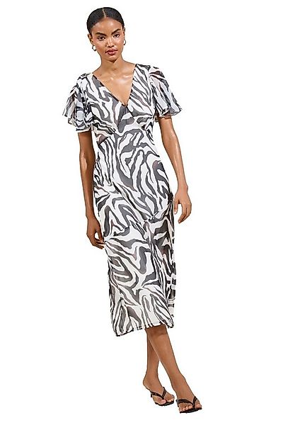 LIPSY Midikleid Lipsy Midikleid mit Chiffon-Flatterärmeln, Regular (1-tlg) günstig online kaufen