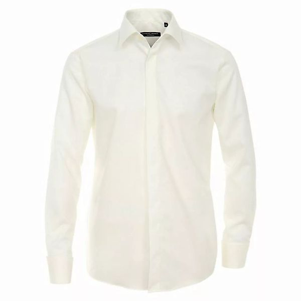 CASAMODA Langarmhemd Übergrößen festliches Hemd creme bügelfrei CasaModa günstig online kaufen