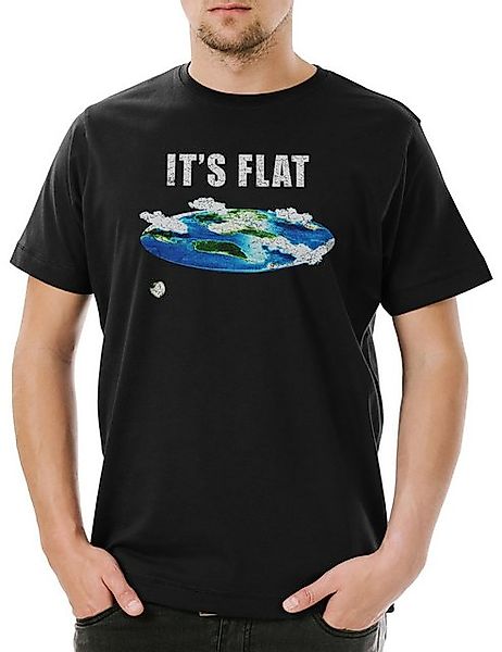 Urban Backwoods Print-Shirt Urban Backwoods Flat Earth IV Herren T-Shirt (1 günstig online kaufen