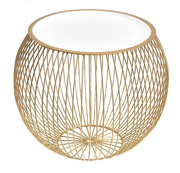 LebensWohnArt Couchtisch Filigraner Aufbewahrungs-Couchtisch mit Tablett AG günstig online kaufen