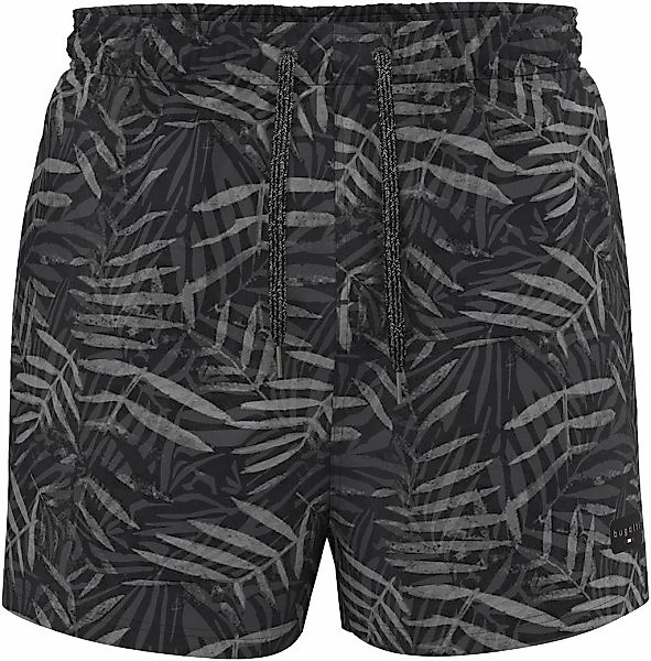 bugatti Badeshorts "Karim", Alloverprint, linkes Bein Brand Label günstig online kaufen