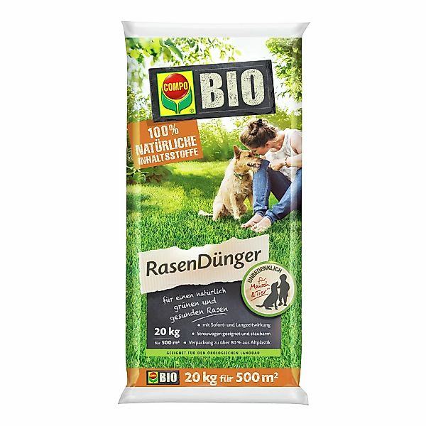 Compo BIO Rasendünger 20 kg günstig online kaufen