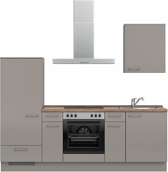 nobilia Küchenzeile ""Laser I", Ausrichtung wählbar, Breite 240 cm", vormon günstig online kaufen
