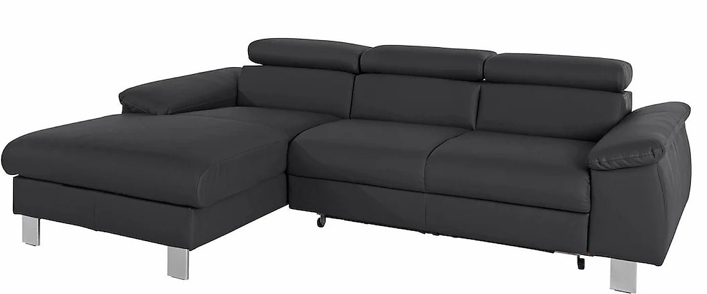 COTTA Ecksofa »Komaris L-Form, B: 244 cm« mit Kopfteilverstellung, optional günstig online kaufen